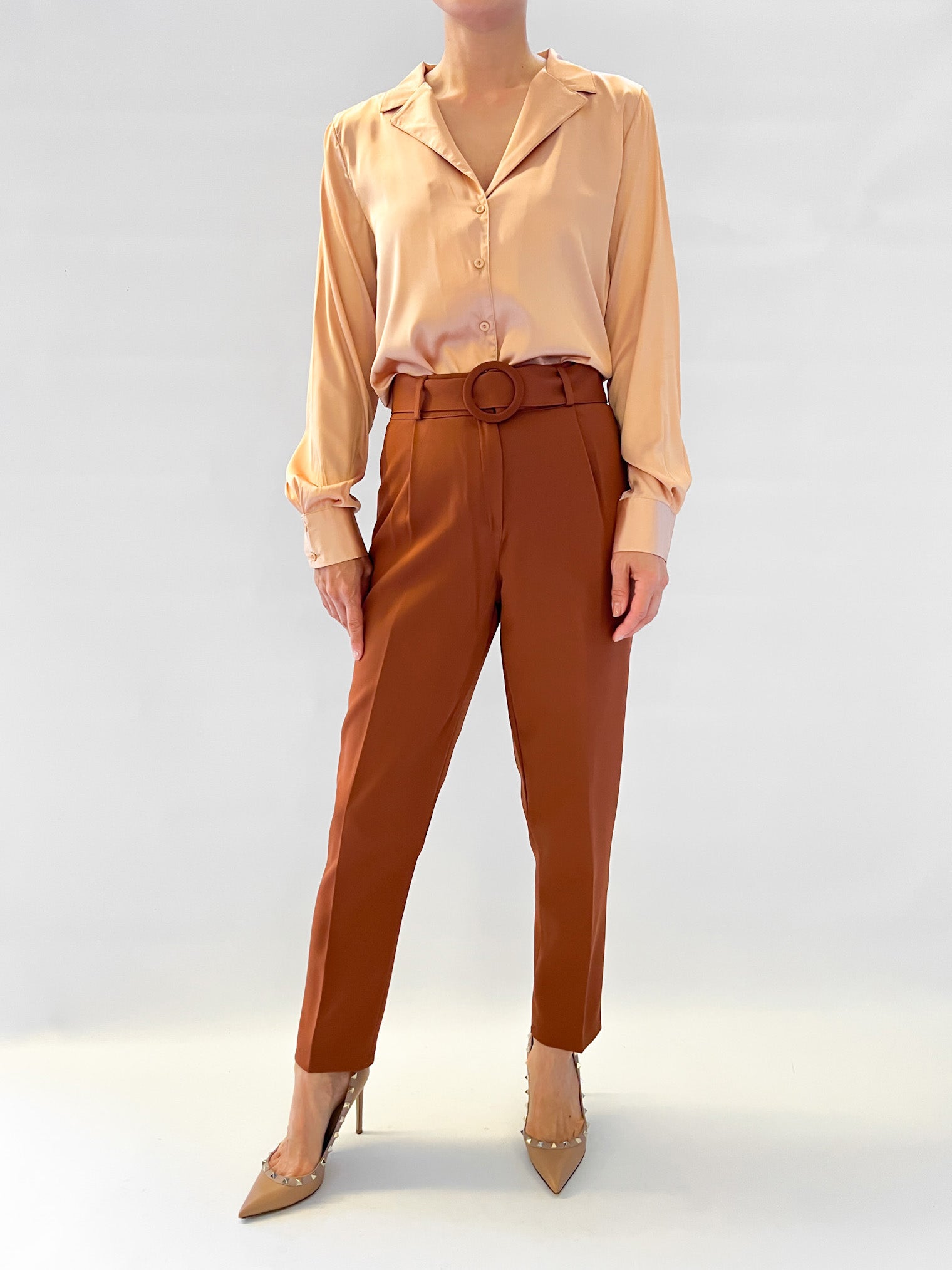 7982 Camisa Satin Seda Sandy